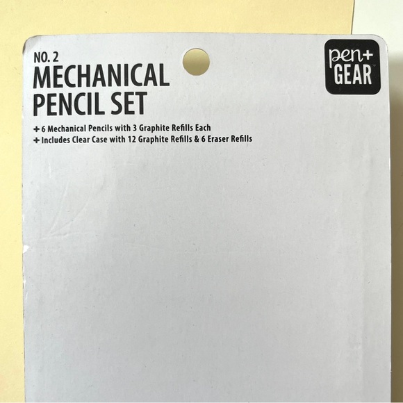 🏷️ set of 6 mechanical pencils with refill lead case & erasers (0.7mm) - Picture 11 of 12